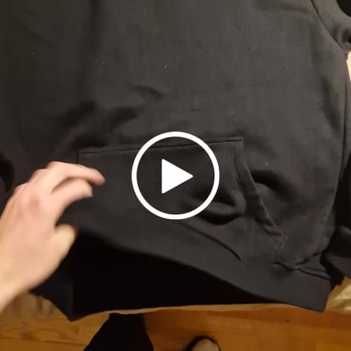 Customer video review of Hoodie Premium Blanks 330GSM Black