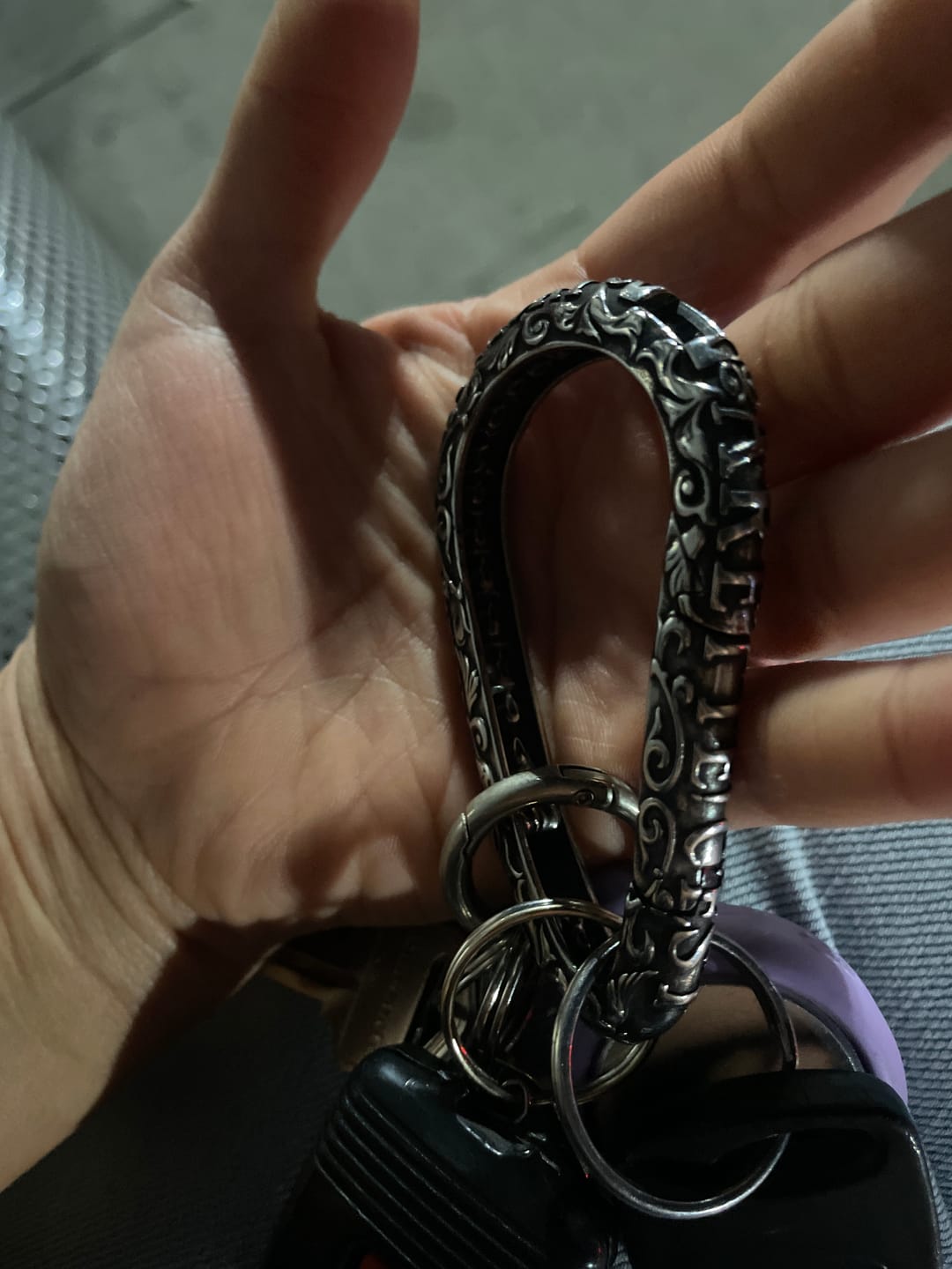 Customer photo review of CATACOMBS CARABINER