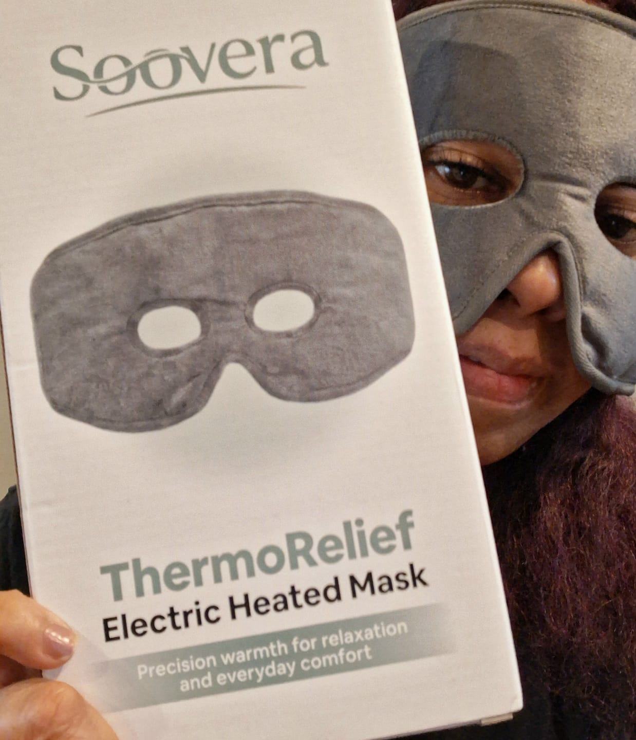 Customer photo review of ThermoRelief™ Mask