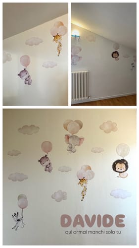 Customer photo review of Safari Animals with Balloons
