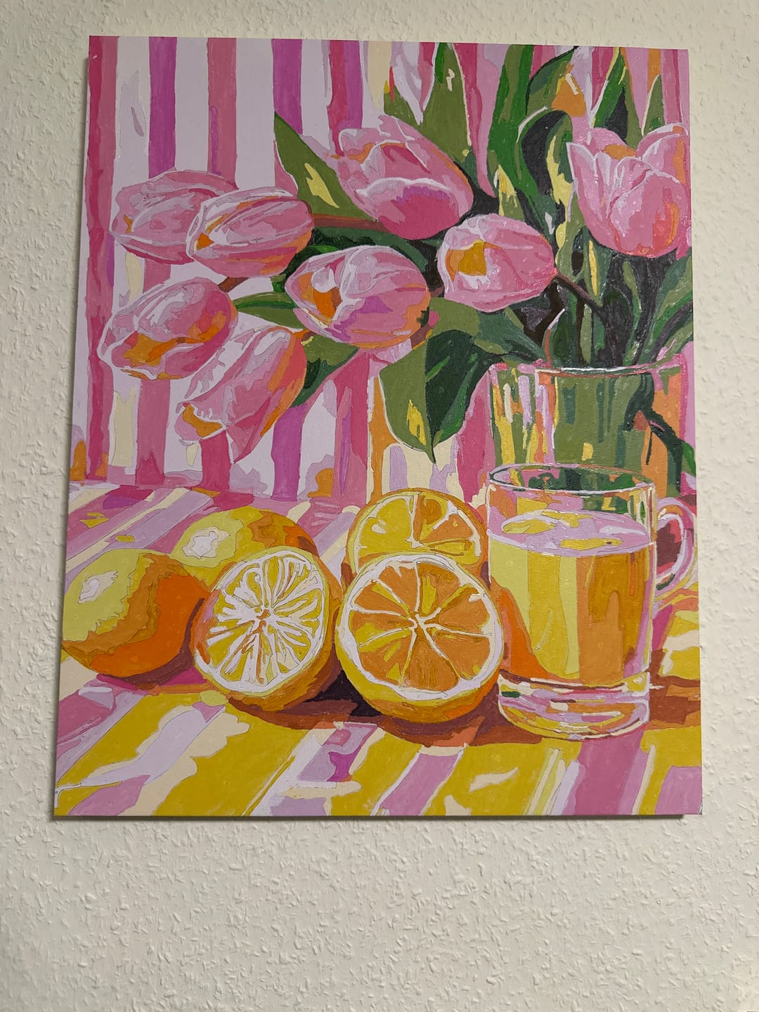 Customer photo review of Malen nach Zahlen - Saftige Tulpen
