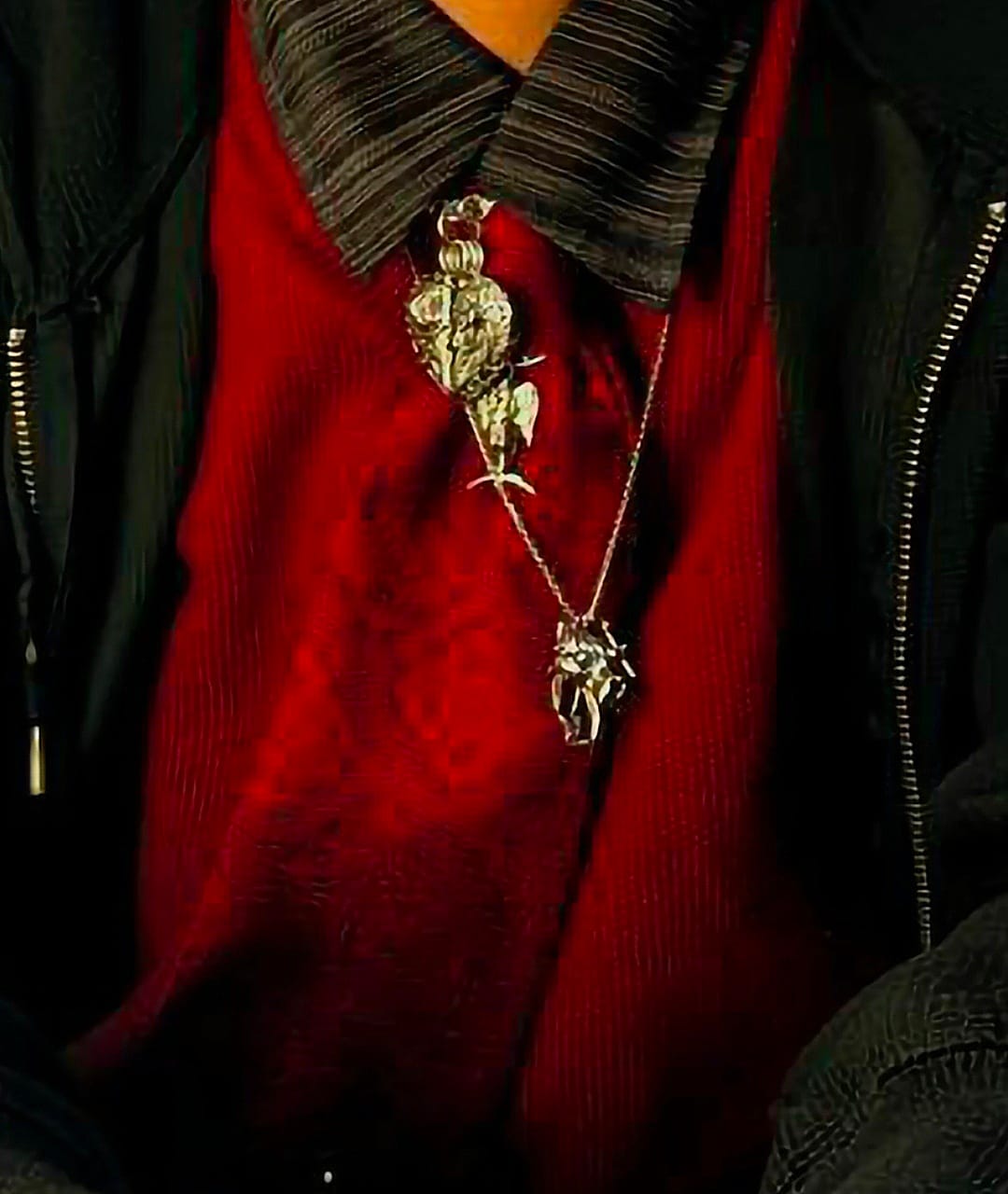 Customer photo review of COSMIC HEART PENDANT