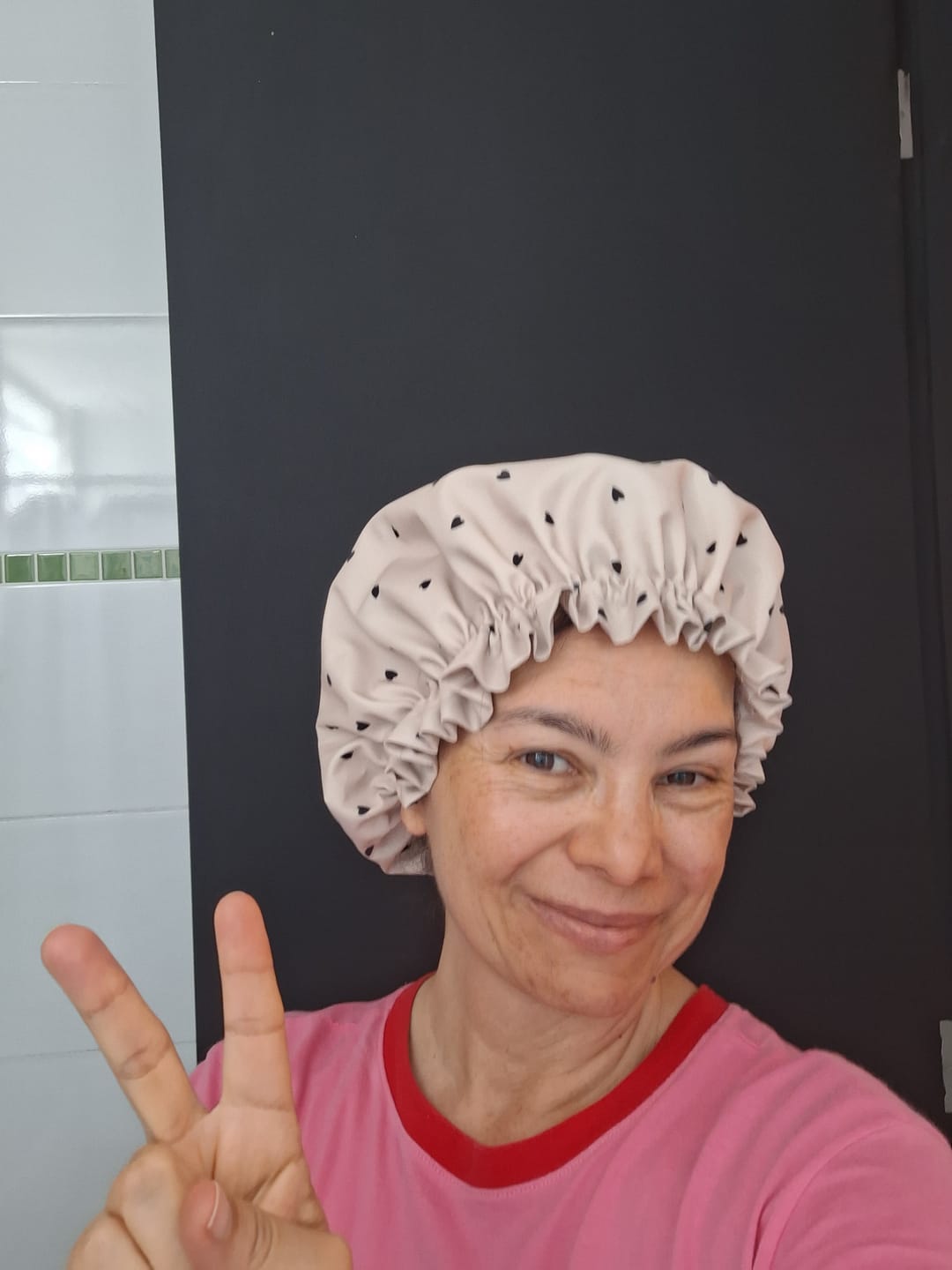 Customer photo review of Gorro para ducha