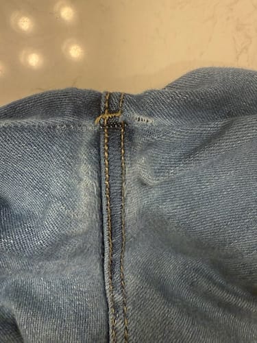 Customer photo review of Brooklyn Tall Cuffed Straight Leg Jean - Dark Wash