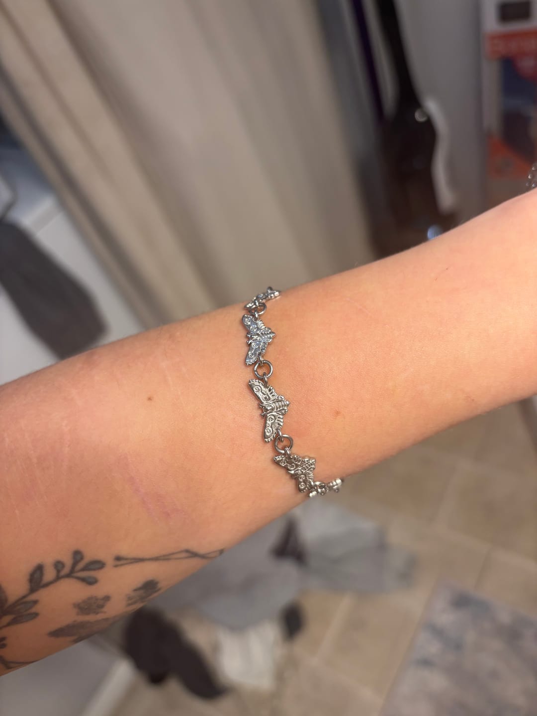 Customer photo review of MOTH BRACELET