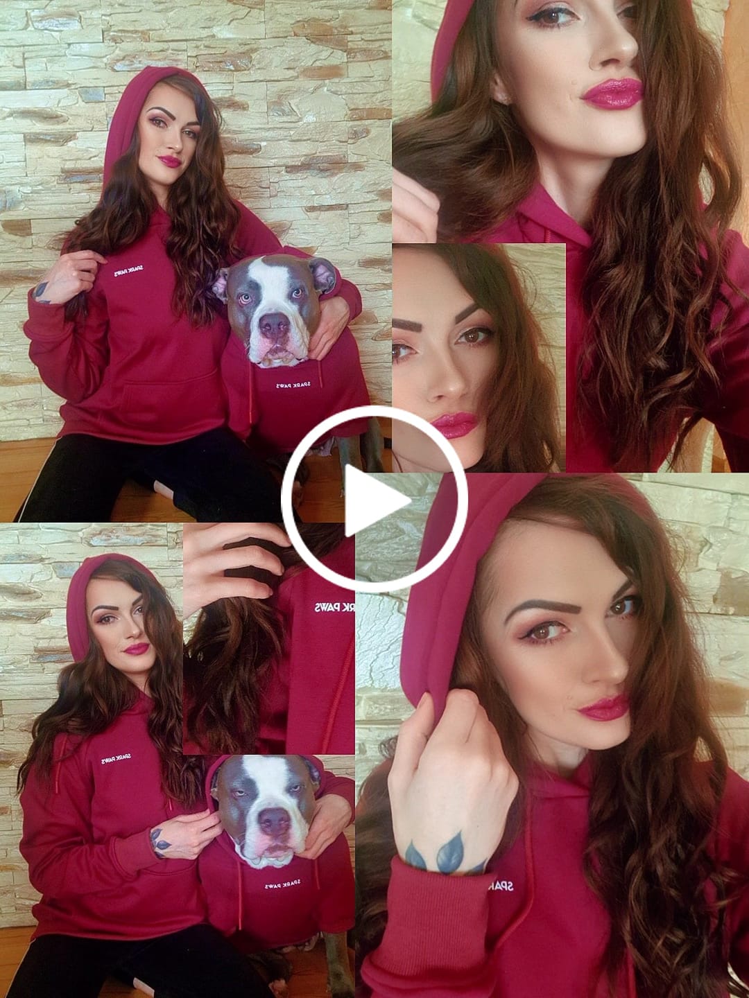 Customer video review of Essential Human Hoodie - Burgundy