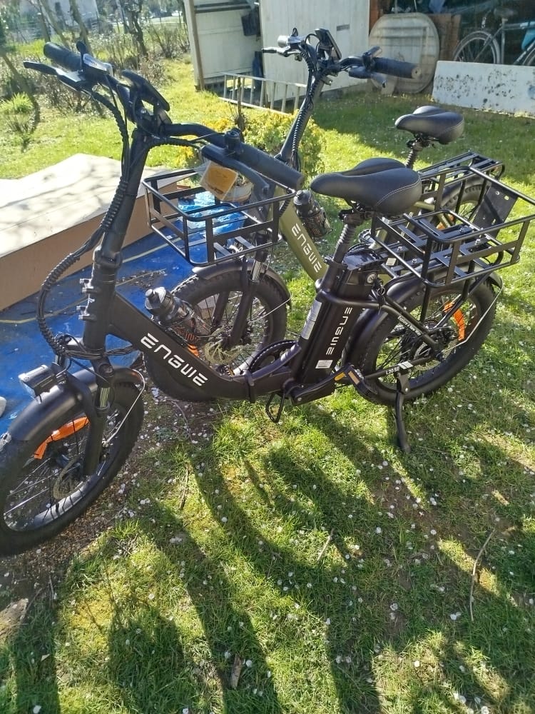Customer photo review of Engwe L20 SE 250W 20" Foldable Electric Bike 561Wh Trekking Bike Step-through E-bike 36V 15.6Ah Battery