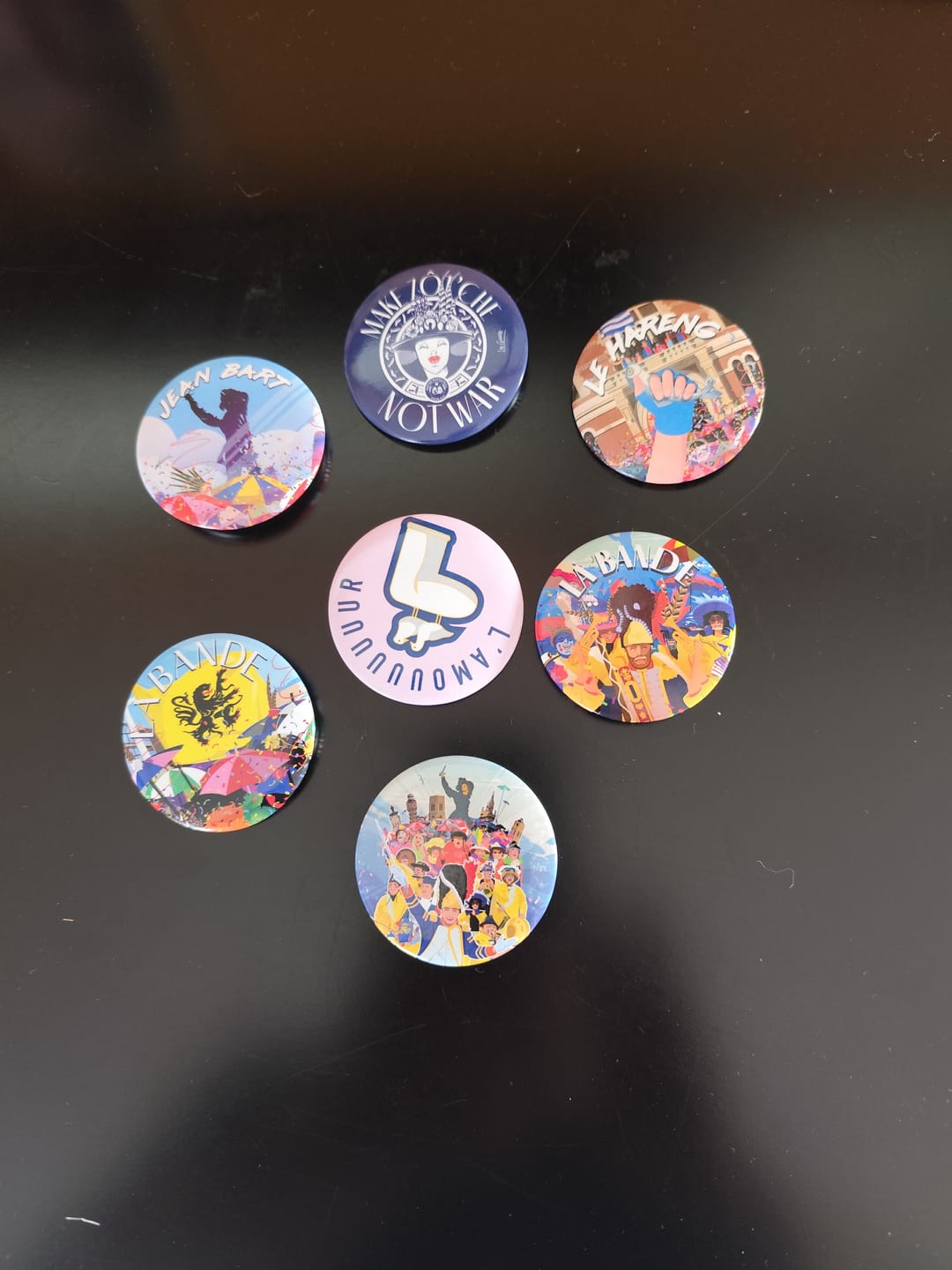 Customer photo review of Badges Carnaval de Dunkerque