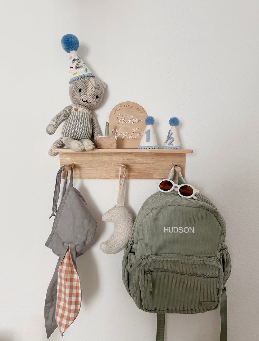 Customer photo review of Yooushi® Corduroy Backpack – Mint Green