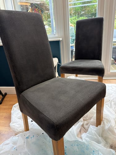 Customer photo review of Fabric Paint -- Dark Grey