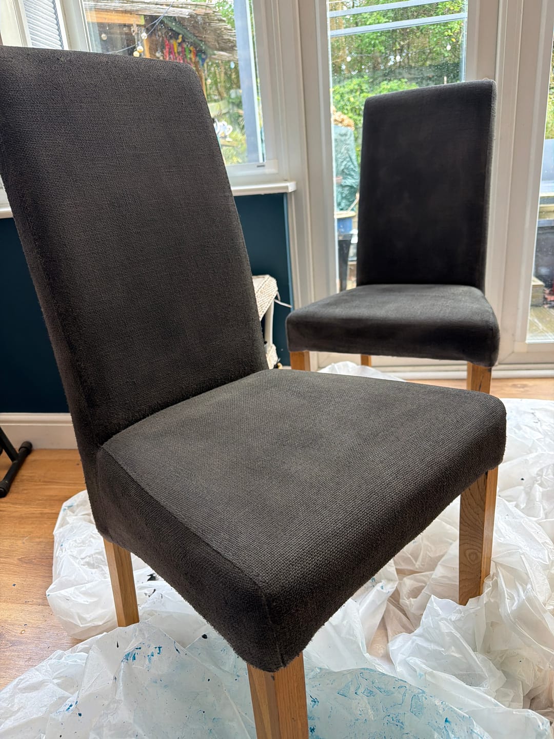 Customer photo review of Fabric Paint -- Dark Grey
