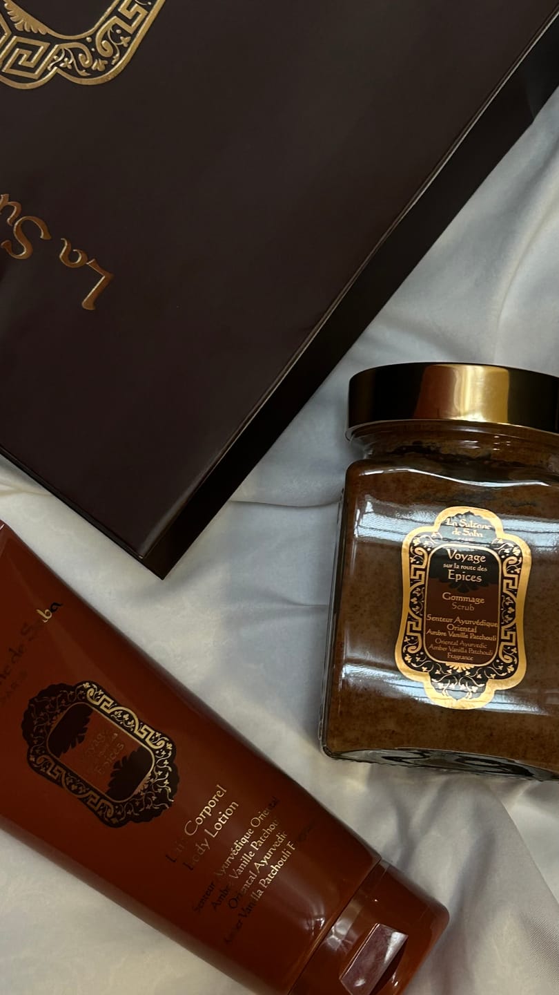 Customer photo review of Body Scrub - Ayurvedic Treatment - Amber Vanilla Patchouli Journey To The Spices Route