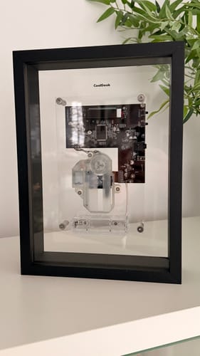 Customer photo review of M1 Music Frame CD Player