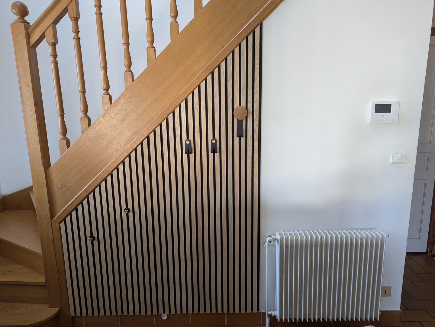 Customer photo review of Panneau acoustique Bois Chêne | Akupanel 260 Feutrine Noir