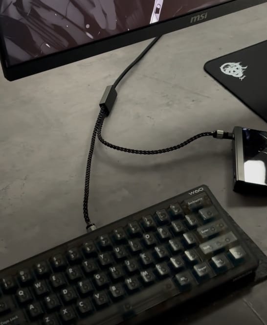 Customer photo review of Wraith Çift Başlıklı Kablo