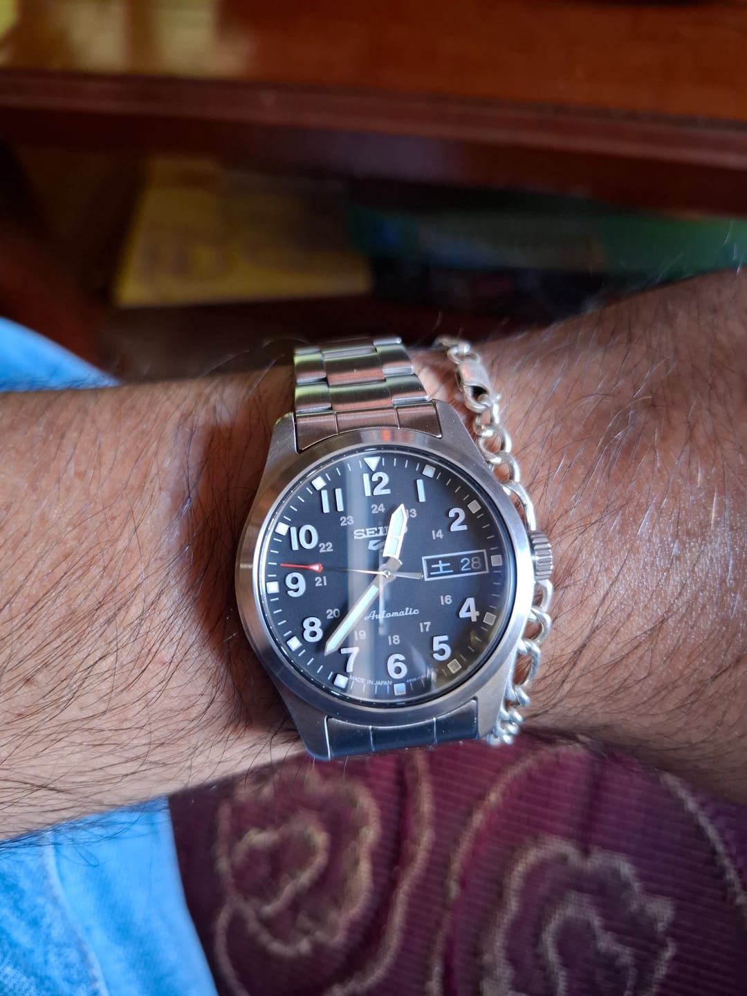 Customer photo review of Reloj Seiko 5 SBSA197 Metálico Made in Japan JDM 36,4mm