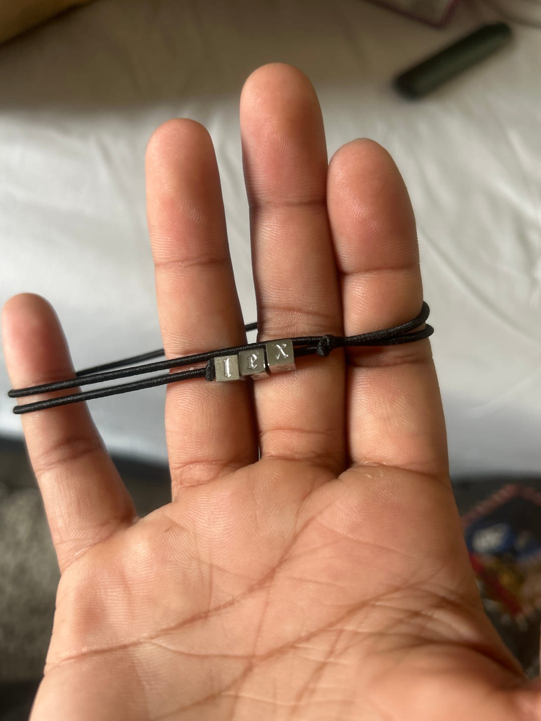 Customer photo review of CUSTOMIZABLE FRIENDSHIP BRACELET