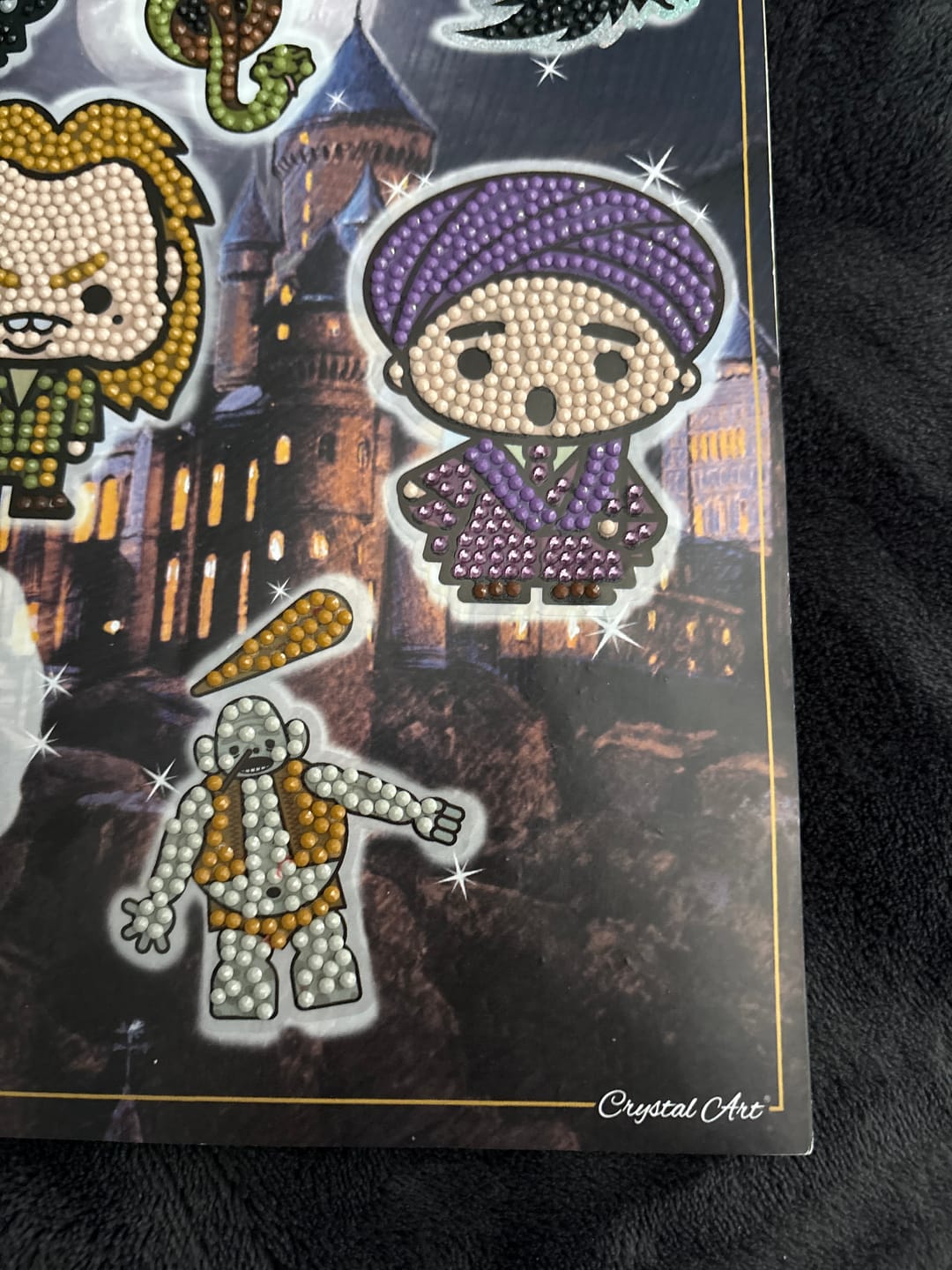 Customer photo review of Harry Potter Crystal Art Sticker Pack