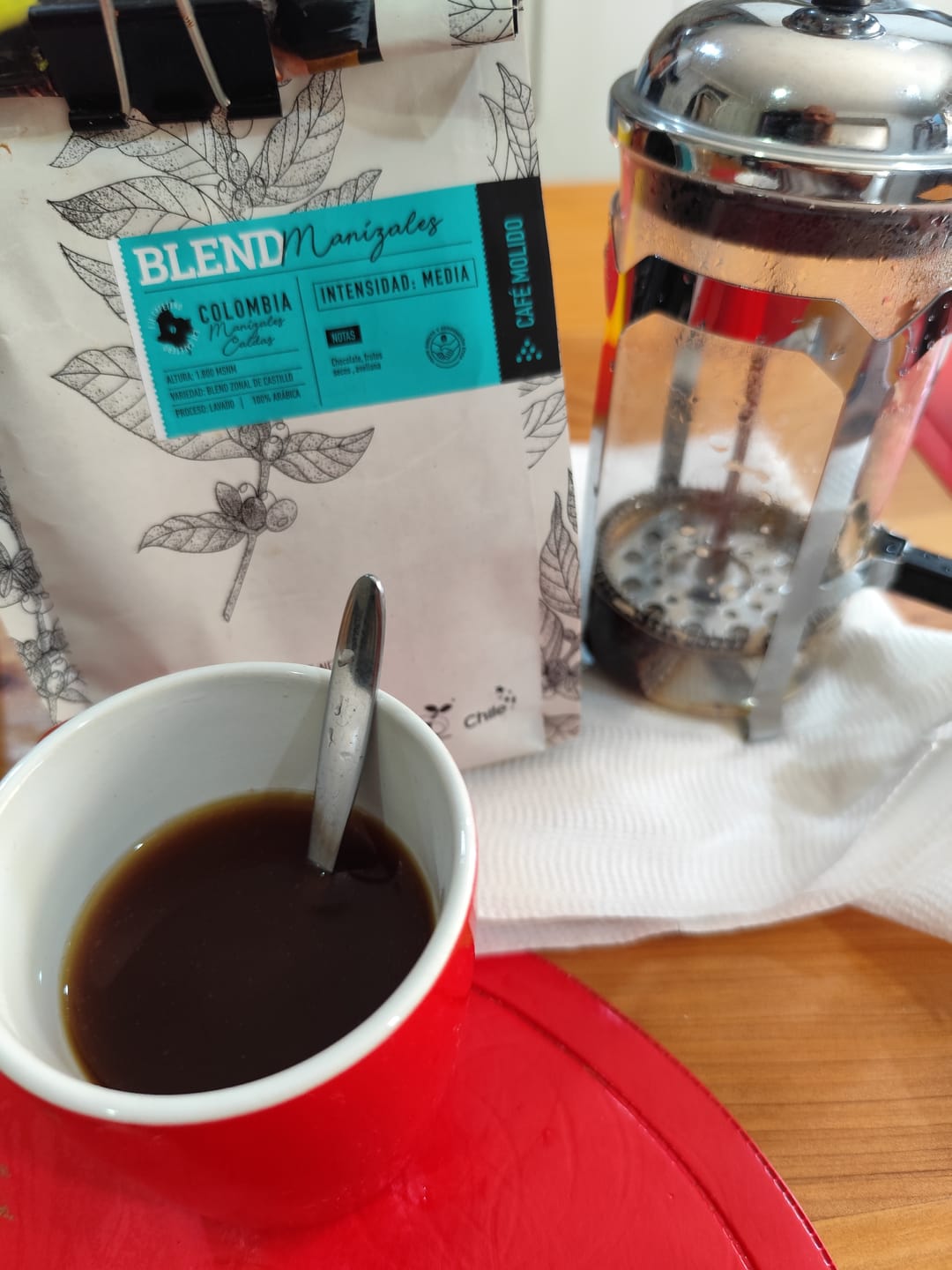 Customer photo review of Colombia | Blend Manizales Bolsa 1KG | MOLIDO