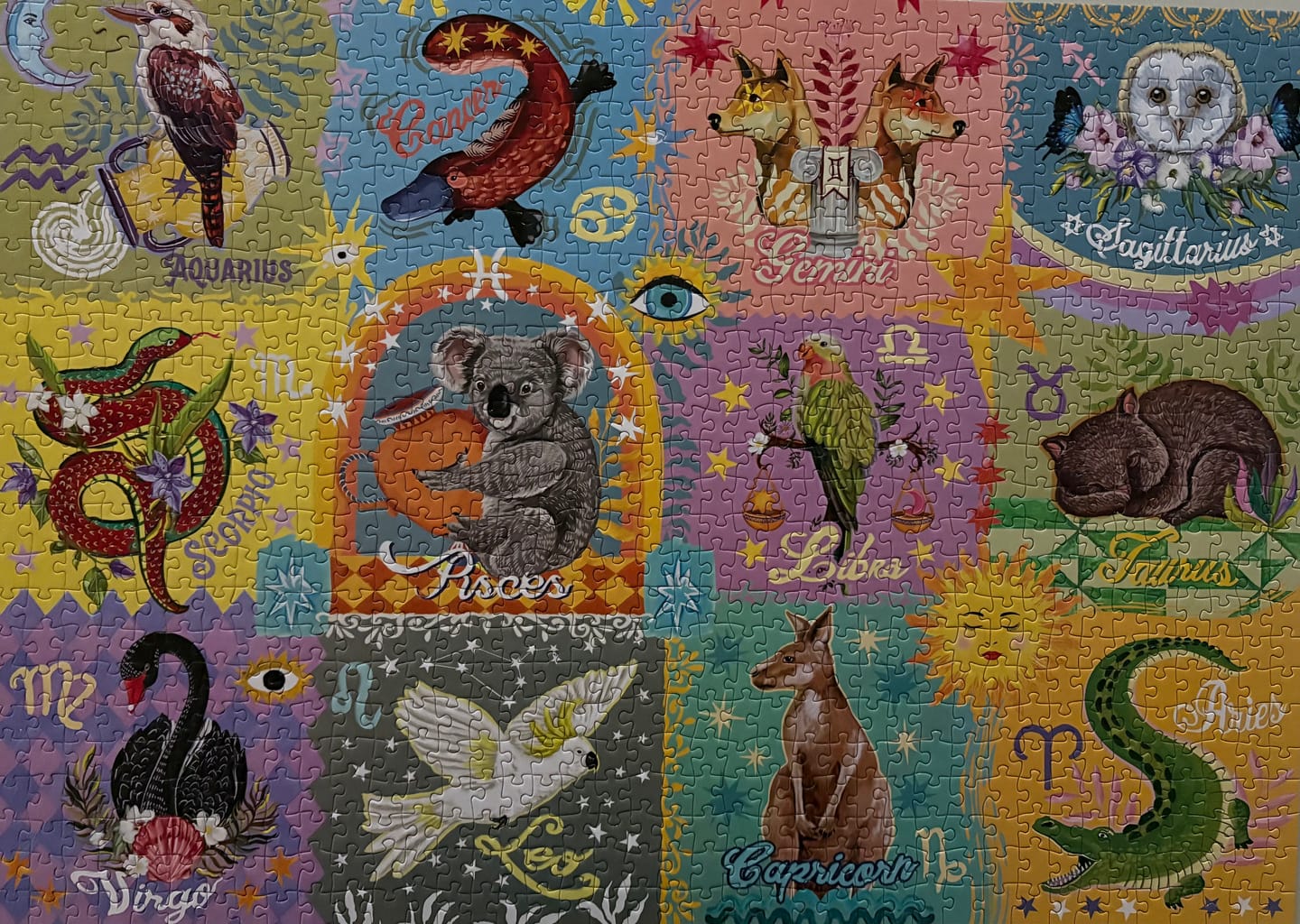 Customer photo review of Puzzle Aussie Astrology