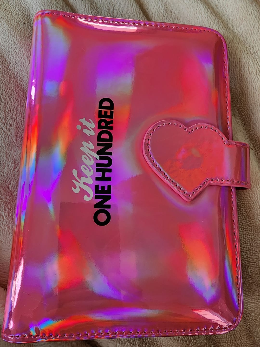 Customer photo review of 100 Envelope Binder - Pink