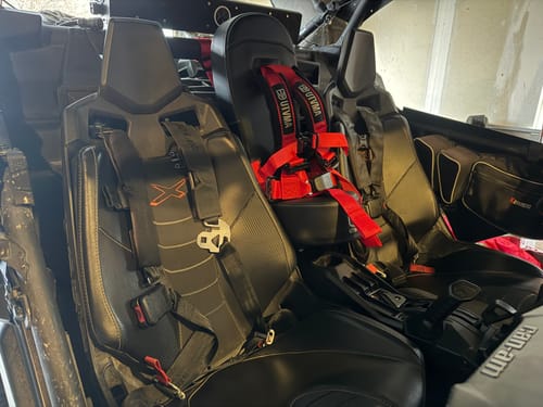 Customer photo review of Maverick X3 Bump Seat (2017-2025)