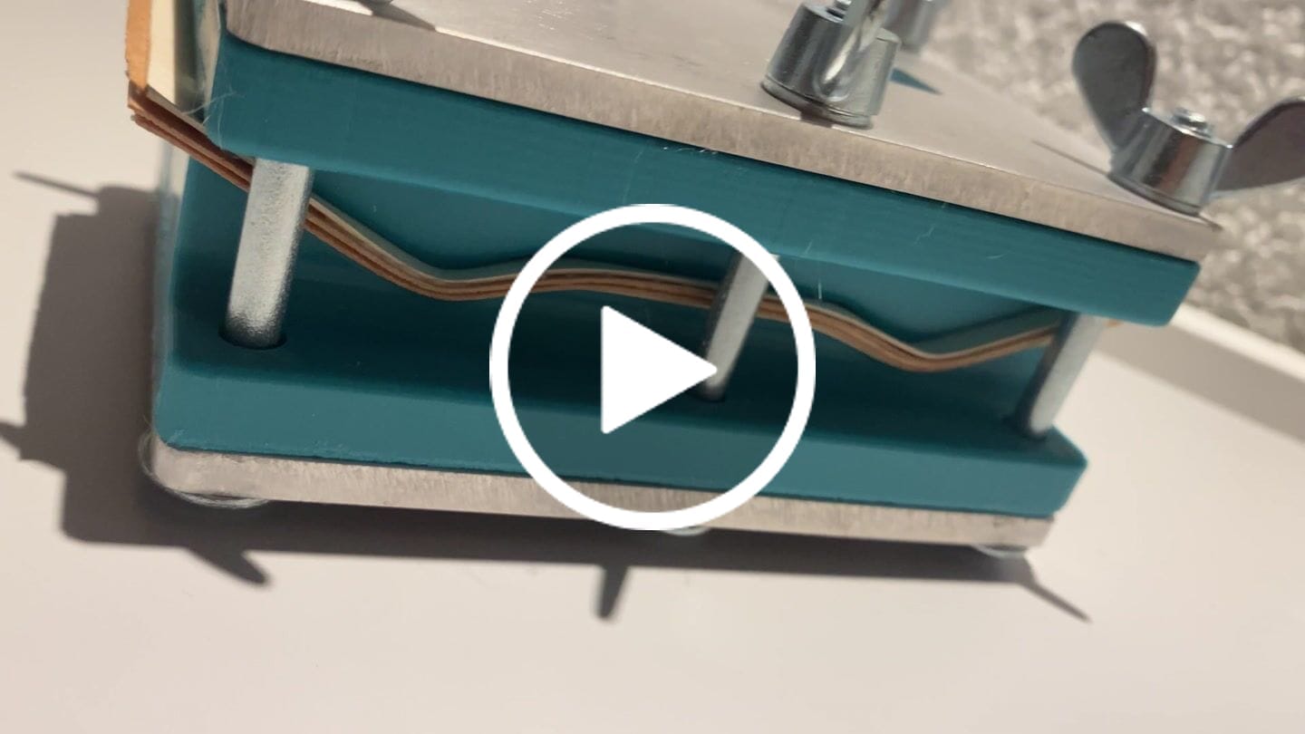 Customer video review of Colored Fingerboard Veneer - 6 Boards