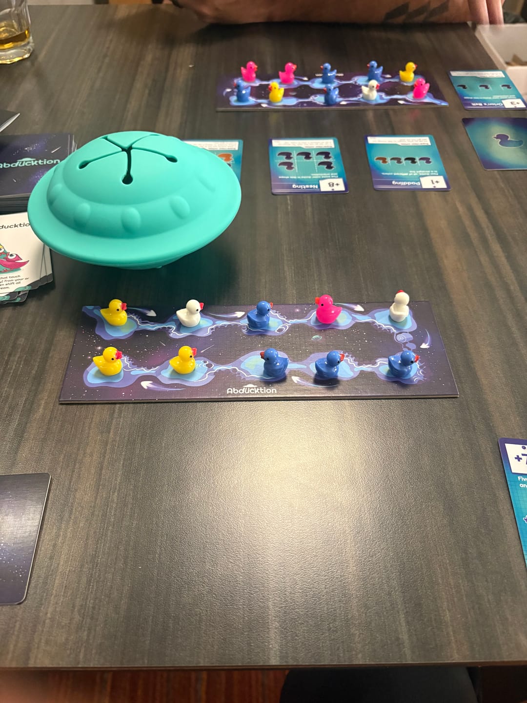Customer photo review of Abducktion Base Game + IntergalacDuck Expansion (ships inside main box!)