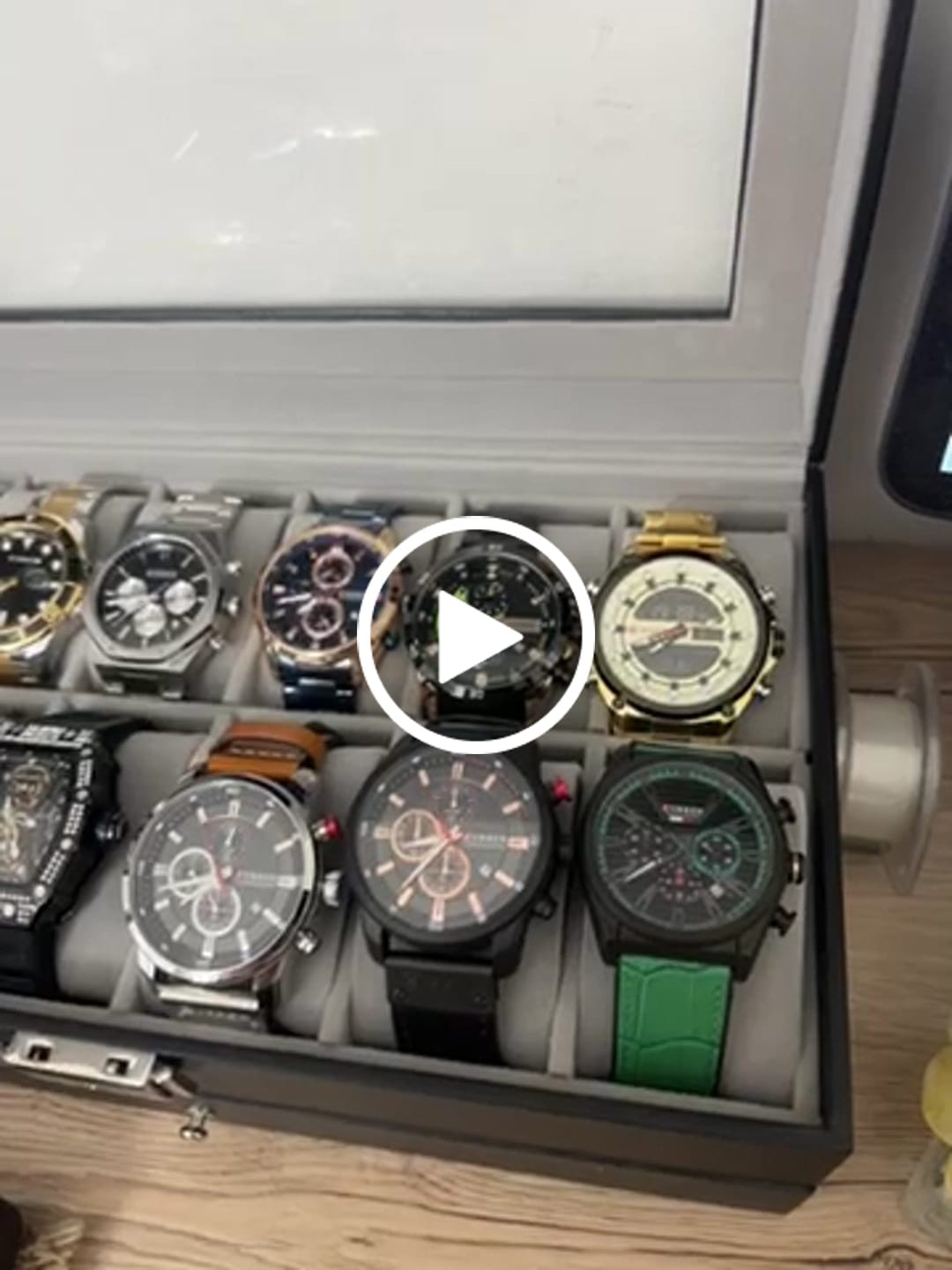 Customer video review of Curren Istanbul® orologio uomo pelle