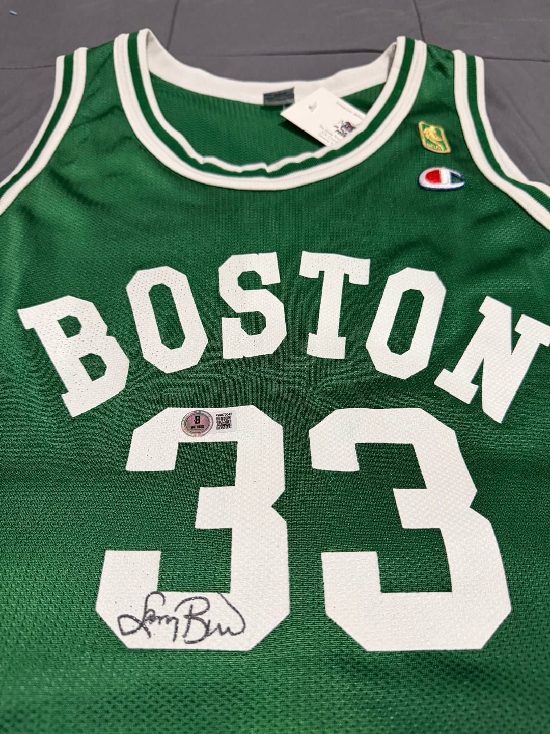 Customer photo review of Larry Bird Autograph Signing