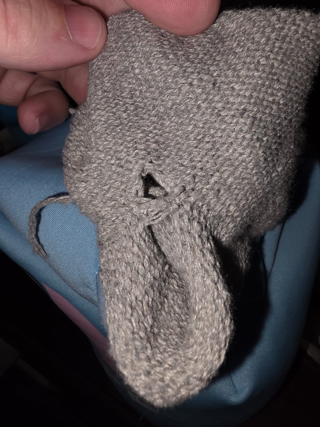 Customer photo review of GREAT APE GRIPS - BABY BLUE