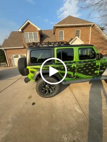 Customer video review of Wrangler JLU Removable Trail Armor