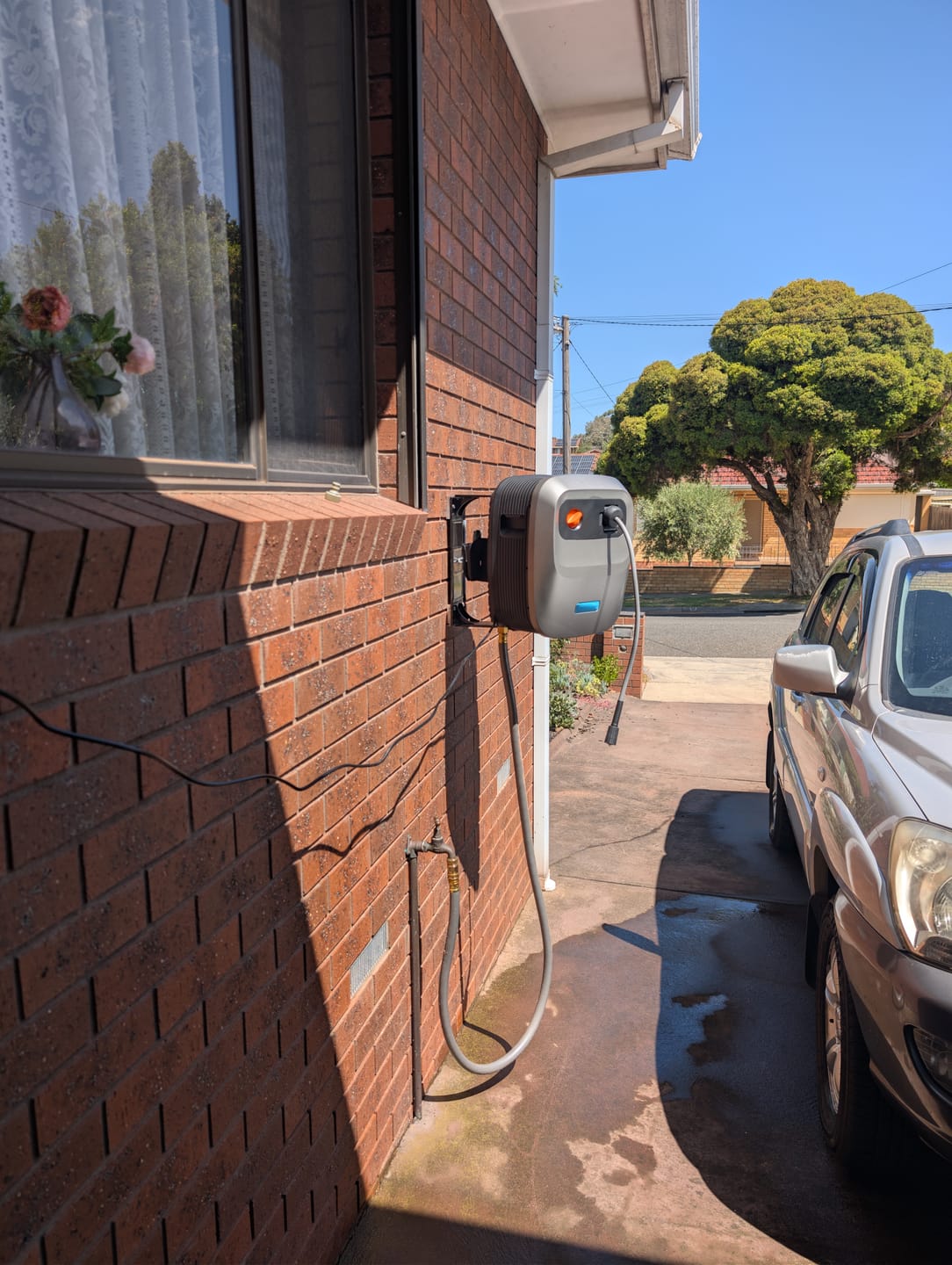 Customer photo review of Grandfalls Retractable Pressure Washer G20