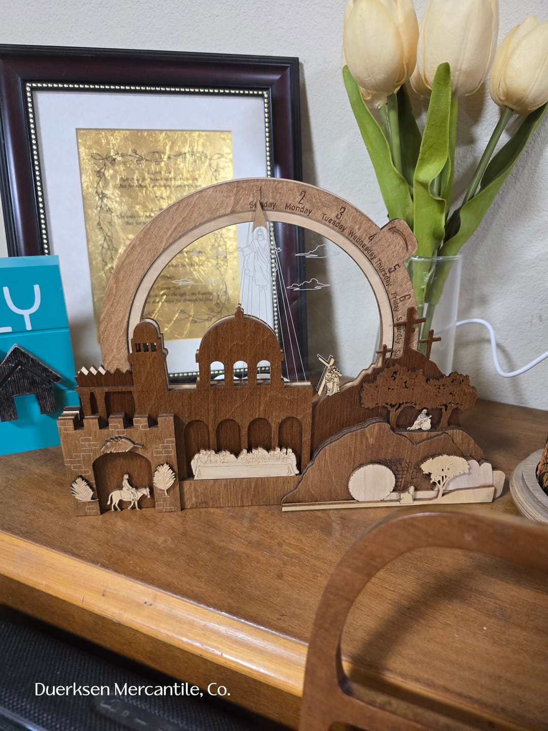 Customer photo review of Easter Creche Countdown | Light-Up and Music Display