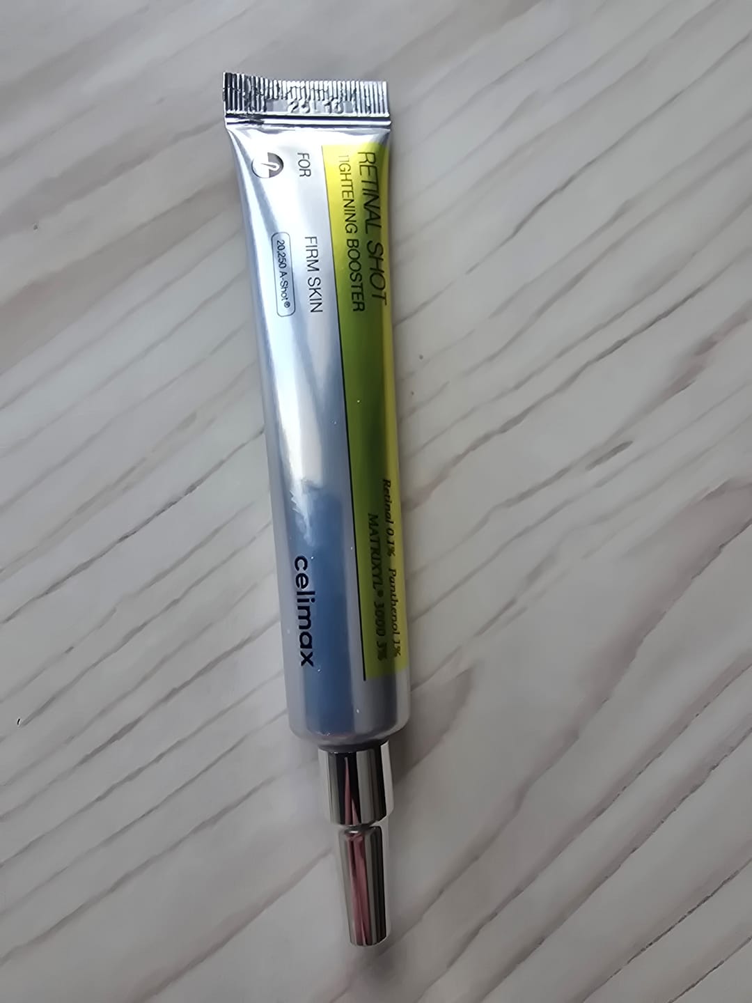 Customer photo review of Liftinga efektu piešķirošs krēms-būsteris ar retinālu Celimax THE -A Retinal Shot Tightening Booster