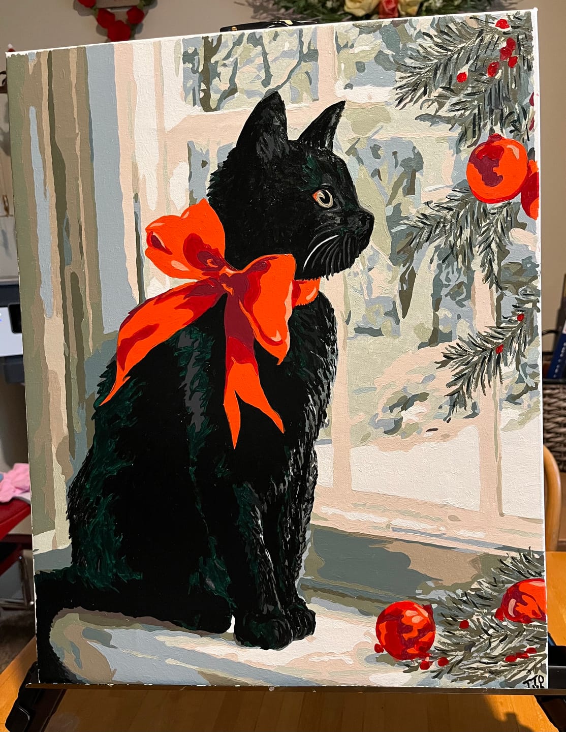 Customer photo review of Unexpected gift | Paint by Number