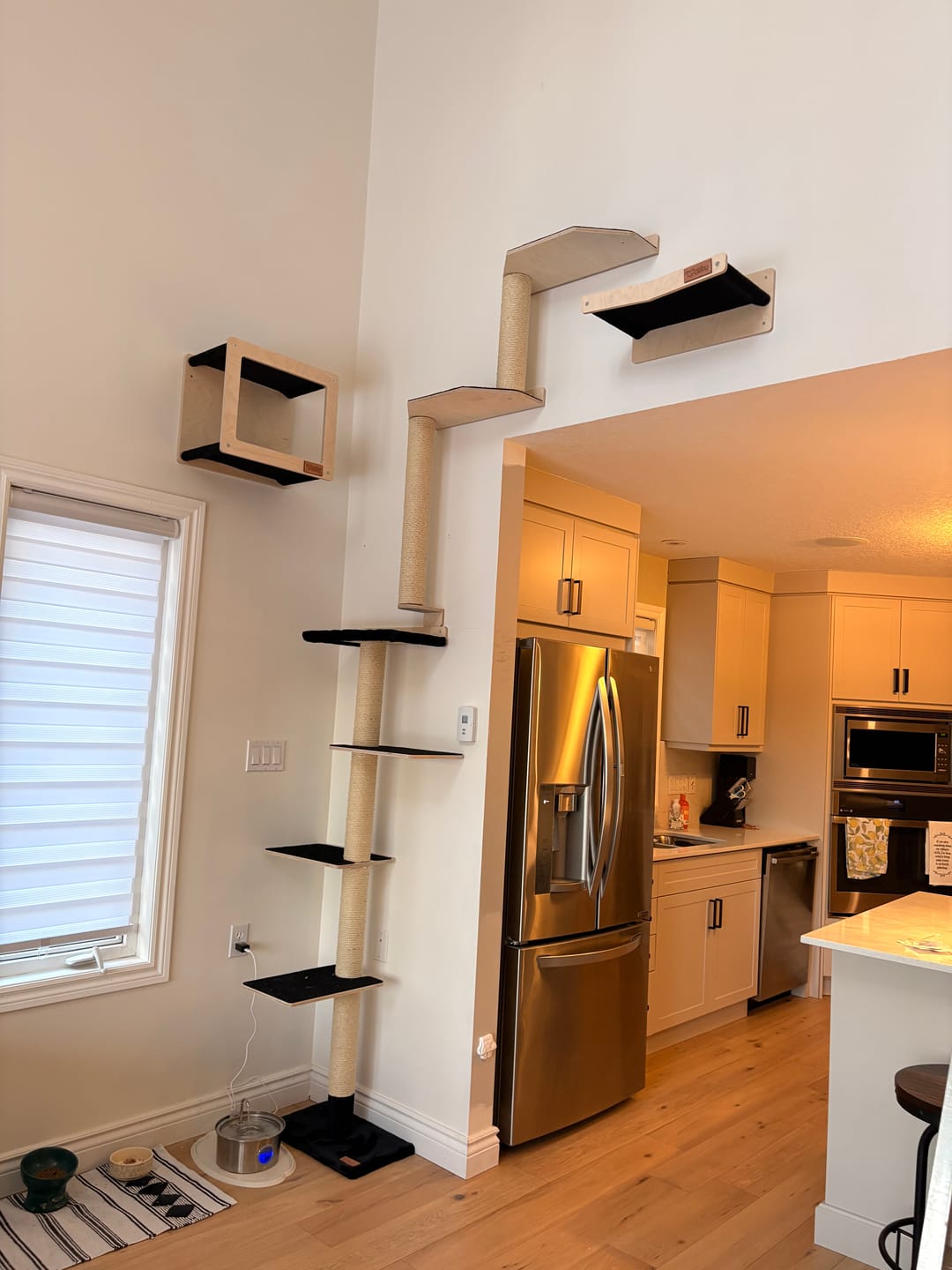 Customer photo review of Noba Mural System Kit- The Vertical Playground