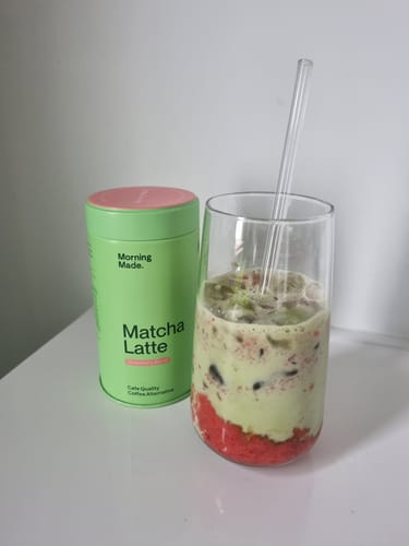 Customer photo review of Strawberry Matcha Latte