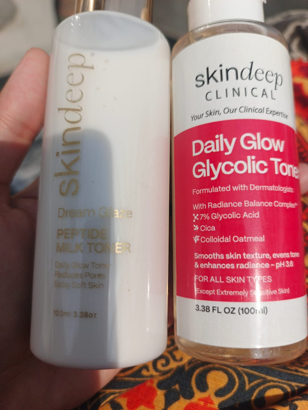 Customer photo review of Hydration Balance Toner