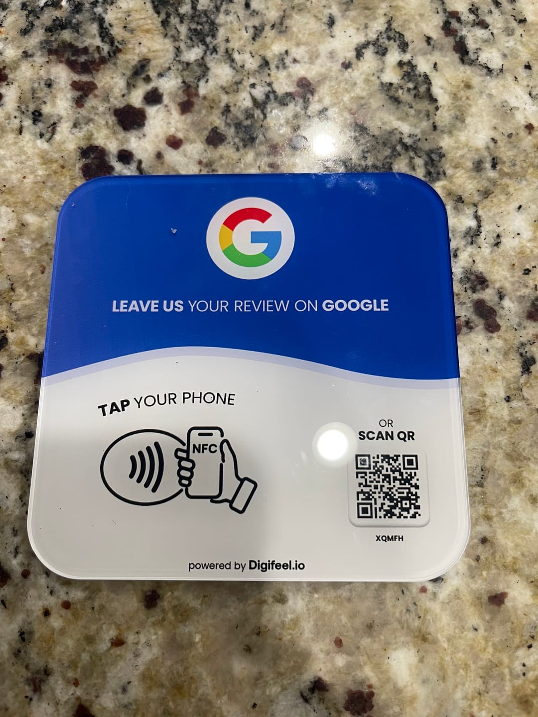 Customer photo review of Google Reviews - Plate
