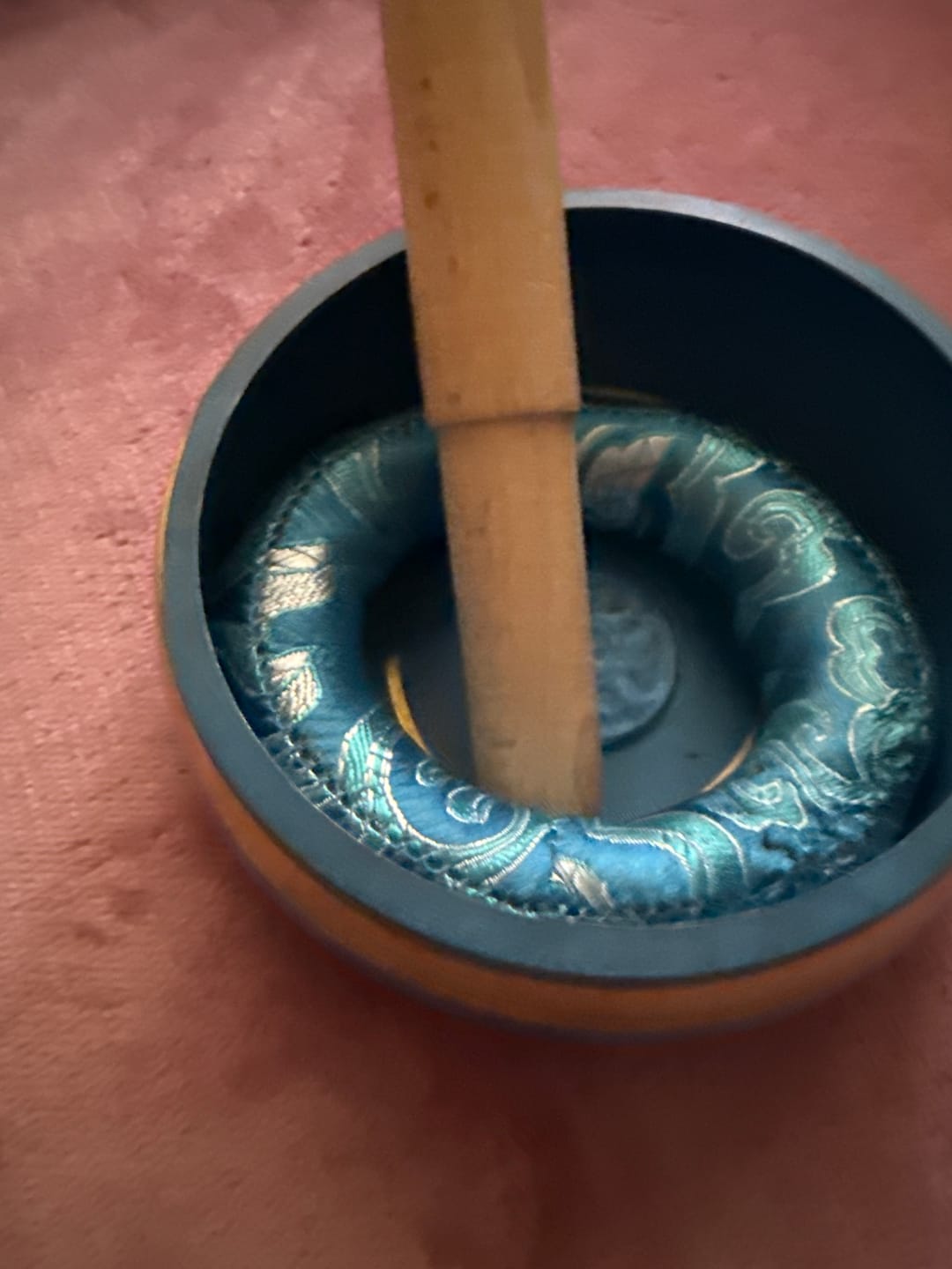 Customer photo review of Chakra Clearing Singing Bowl