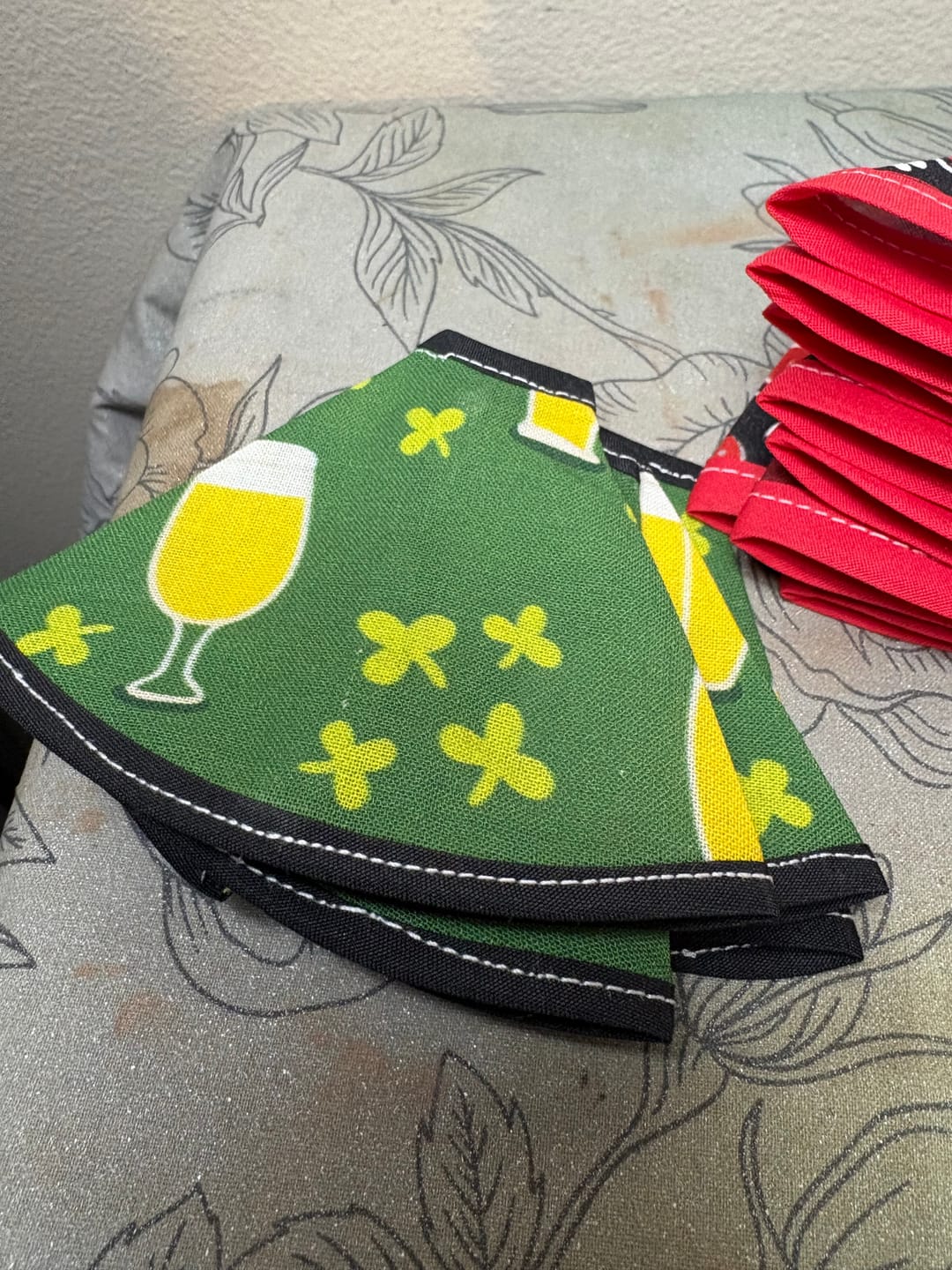 Customer photo review of Mandala Crafts Double Fold Bias Tape for Sewing, Seaming, Binding, Hemming, Piping, Quilting