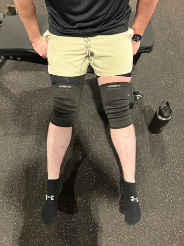 Customer photo review of Odin Knee Sleeves - Triple Ply - Black