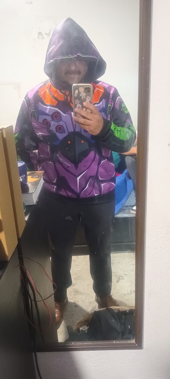 Customer photo review of EVA-01 // AWAKENING HOODIE 2.0