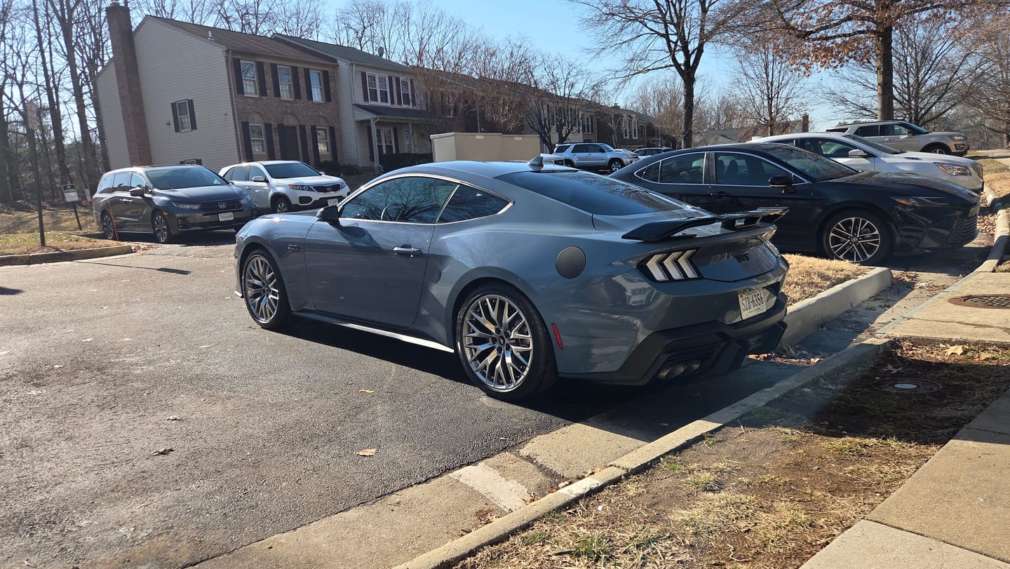 Customer photo review of 2024-2025 Mustang S650 Euro Style Taillights Amber Turn Signal Sequential