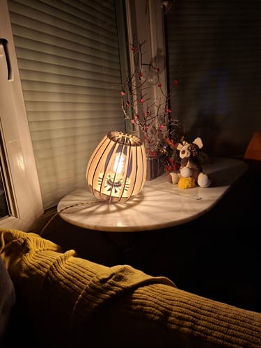 Customer photo review of Atome | Lampe à poser