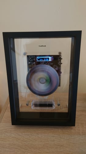 Customer photo review of M1 Music Frame CD Player