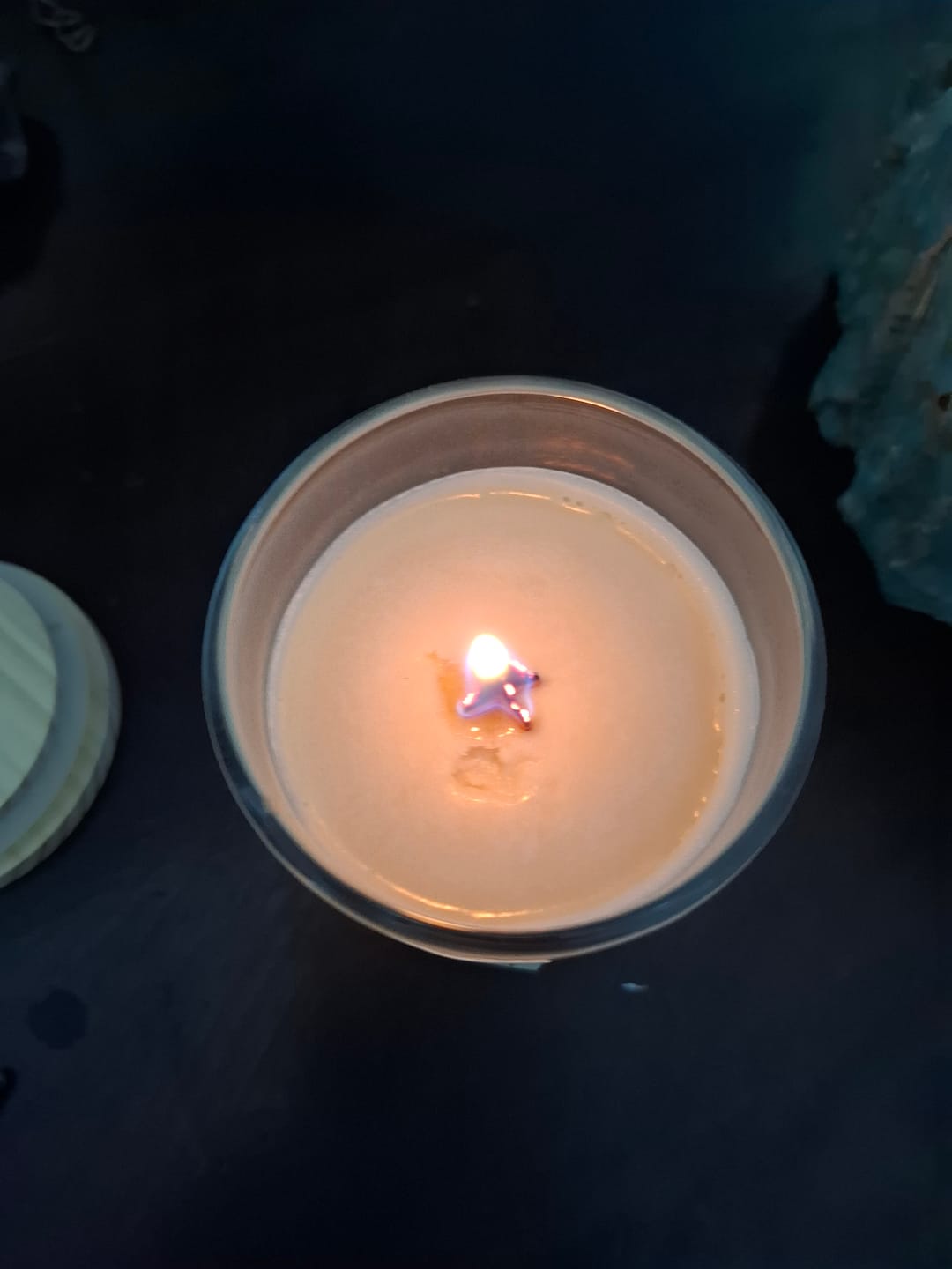 Customer photo review of נר ריחני ברגמוט תפוז