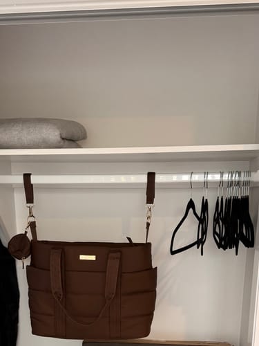 Customer photo review of Cloud Tote Baby Bag