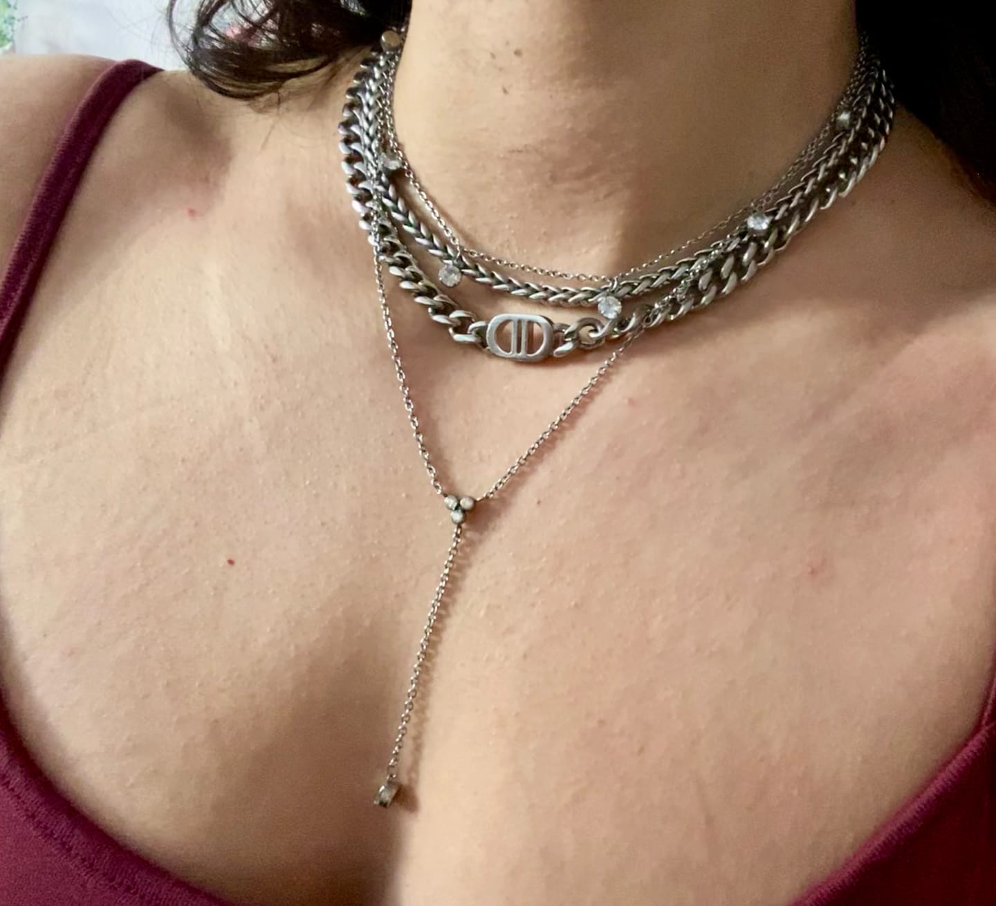 Customer photo review of Alessia Halskette | 18K vergoldet